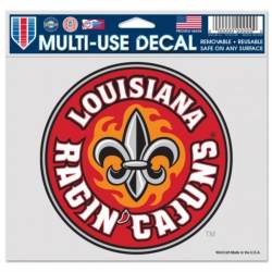 University Of Louisiana-Lafayette Ragin Cajuns - 5x6 Ultra Decal