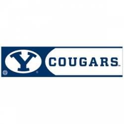 Brigham Young University Cougars BYU - 3x12 Bumper Sticker Strip