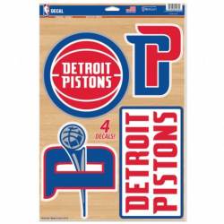 Detroit Pistons - Set of 4 Ultra Decals