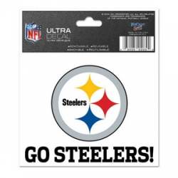 Pittsburgh Steelers Go Steelers - 3x4 Ultra Decal