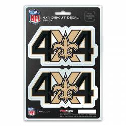 New Orleans Saints 4x4 Off Road - Set of 2 Sticker Sheet