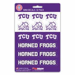 Texas Christian University Horned Frogs - Set Of 12 Sticker Sheet