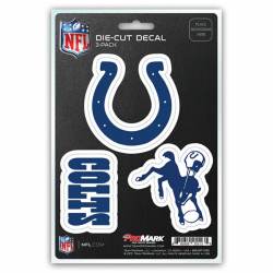Indianapolis Colts Team Logo - Set Of 3 Sticker Sheet