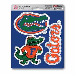 University Of Florida Gators  Team Logo - Set Of 3 Sticker Sheet
