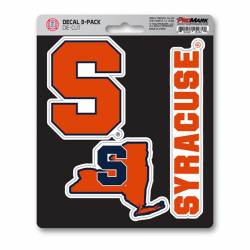 Syracuse University Orange Team Logo - Set Of 3 Sticker Sheet