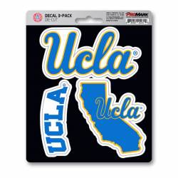 University Of California-Los Angeles UCLA Bruins Team Logo - Set Of 3 Sticker Sheet