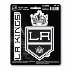 Los Angeles Kings Team Logo - Set Of 3 Sticker Sheet