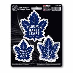 Toronto Maple Leafs Team Logo - Set Of 3 Sticker Sheet