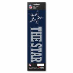 Dallas Cowboys The Star Slogan & Logo - Set Of 2 Vinyl Stickers