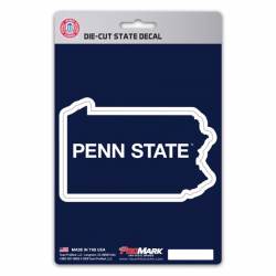 Penn State University Nittany Lions Home State Pennsylvania Shaped - Vinyl Sticker