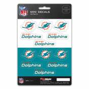 Miami Dolphins - Set Of 12 Sticker Sheet