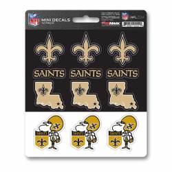 New Orleans Saints - Set Of 12 Sticker Sheet