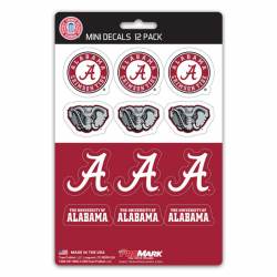 University of Alabama Crimson Tide - Set Of 12 Sticker Sheet