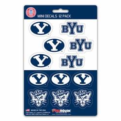 Brigham Young University Cougars BYU - Set Of 12 Sticker Sheet