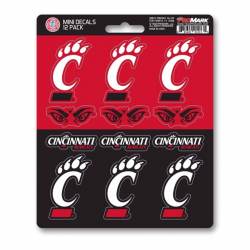 University Of Cincinnati Bearcats - Set Of 12 Sticker Sheet