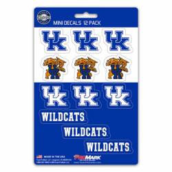 University Of Kentucky Wildcats - Set Of 12 Sticker Sheet