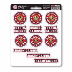 University Of Louisiana-Lafayette Ragin Cajuns - Set Of 12 Sticker Sheet
