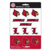 University Of Louisville Cardinals - Set Of 12 Sticker Sheet