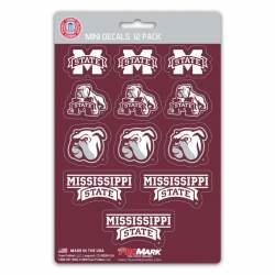 Mississippi State University Bulldogs - Set Of 12 Sticker Sheet