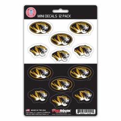 University Of Missouri Tigers - Set Of 12 Sticker Sheet