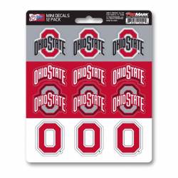 Ohio State University Buckeyes - Set Of 12 Sticker Sheet
