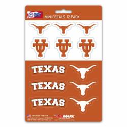 University Of Texas Longhorns - Set Of 12 Sticker Sheet