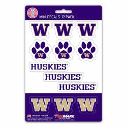University Of Washington Huskies - Set Of 12 Sticker Sheet