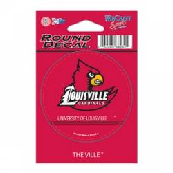 University Of Louisville Cardinals - 3x3 Round Vinyl Sticker