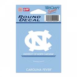 University Of North Carolina Tar Heels - 3x3 Round Vinyl Sticker