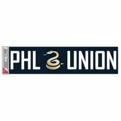 Philadelphia Union PHL - 3x12 Bumper Sticker Strip