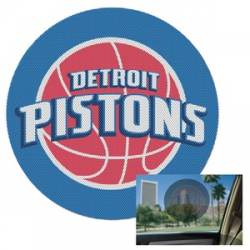 Detroit Pistons - Perforated Shade Decal