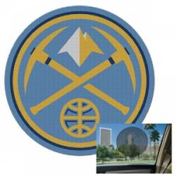 Denver Nuggets - Perforated Shade Decal