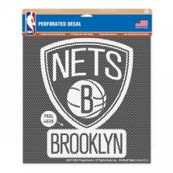 Brooklyn Nets - 12x12 Perforated Shade Decal