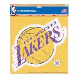Los Angeles Lakers - 12x12 Perforated Shade Decal