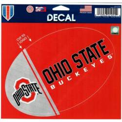 Ohio State University Buckeyes - 3.5x5 Vinyl Oval Sticker