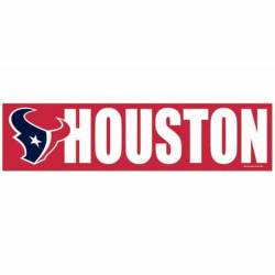 Houston Texans Location - 3x12 Bumper Sticker