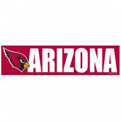 Arizona Cardinals Location - 3x12 Bumper Sticker Strip