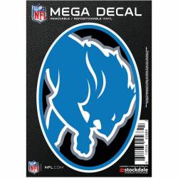 Detroit Lions - 9x12 Inch Oval Sticker