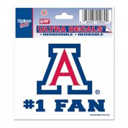 University Of Arizona Wildcats #1 Fan - 3x4 Ultra Decal