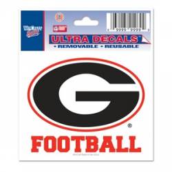 University Of Georgia Bulldogs Football - 3x4 Ultra Decal