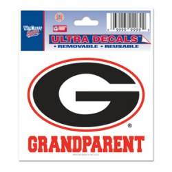 University Of Georgia Bulldogs Grandparent - 3x4 Ultra Decal