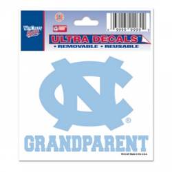 University Of North Carolina Tar Heels Grandparent - 3x4 Ultra Decal