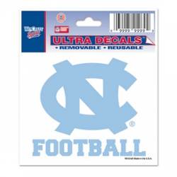 University Of North Carolina Tar Heels Football - 3x4 Ultra Decal