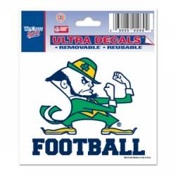 University Of Notre Dame Fighting Irish Logo Football - 3x4 Ultra Decal