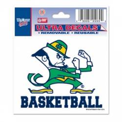 University Of Notre Dame Fighting Irish Logo Basketball - 3x4 Ultra Decal