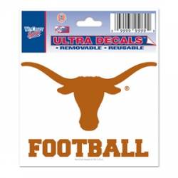 University Of Texas Longhorns Football - 3x4 Ultra Decal