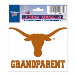 University Of Texas Longhorns Grandparent - 3x4 Ultra Decal
