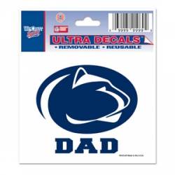 Penn State University Nittany Lions Dad - 3x4 Ultra Decal