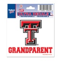 Texas Tech University Red Raiders Grandparent - 3x4 Ultra Decal