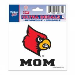 University Of Louisville Cardinals Mom - 3x4 Ultra Decal